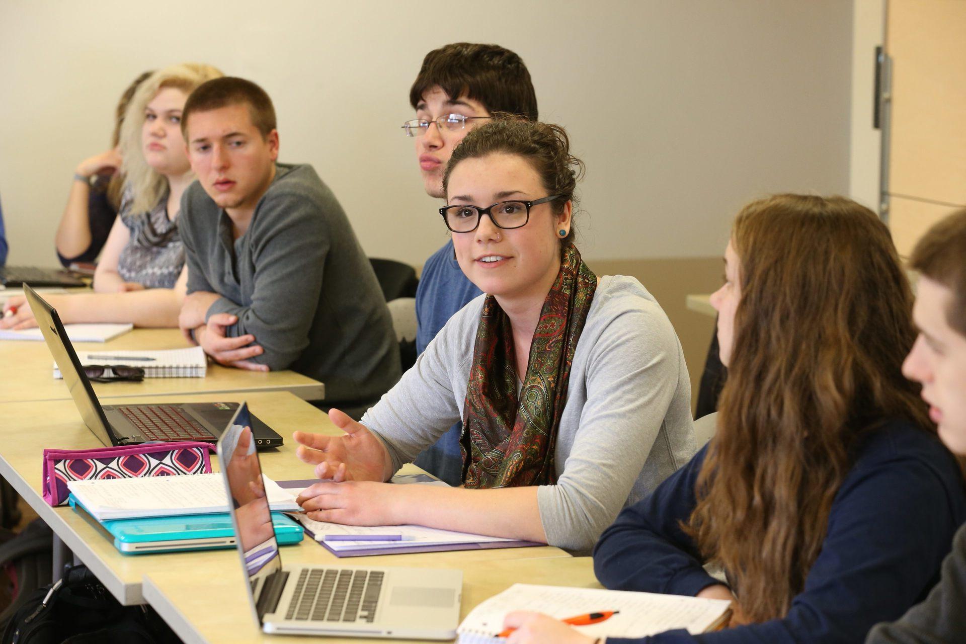 A BGSU graduate class discussing subjects with diverse colleagues is often the most valued form of learning.
